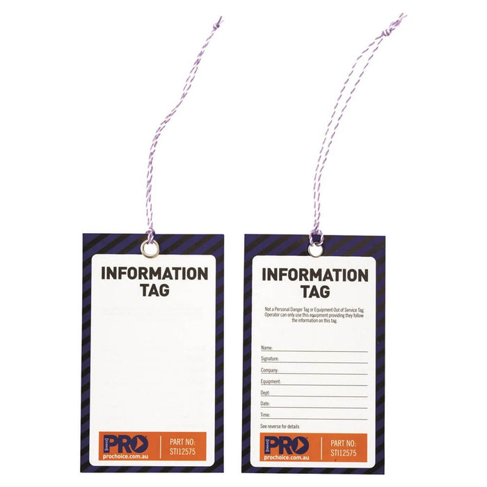 Safety Tag - Information