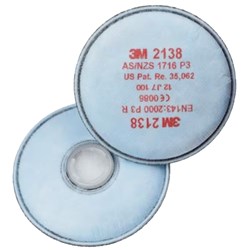 3M 2138 Filter GP2/P3 w/nuis O/V