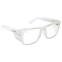 Frontside Safety Spec Clear Lens With Clear Frame