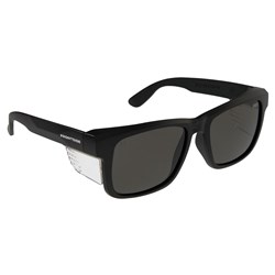 Frontside Safety Spec Smoke Lens With Black Frame
