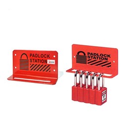 Padlock Station 5 Lock 140mmx40mmx80mm)