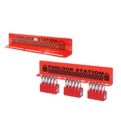 Metal Lock Hanging Rack(Hold 15 padlocks)