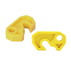 Miniature Circuit Breaker Lockout Yellow
