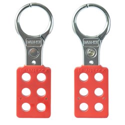 Anti-Spark Aluminum Hasp Lockouts(1") Red