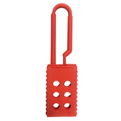 Non Conductive Nylon Hasp Red