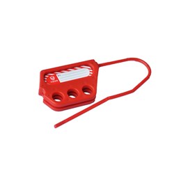 Non-Conductive Nylon Hasp Red