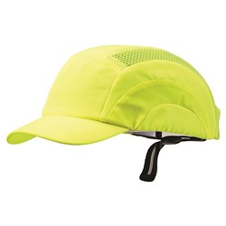 Pro Choice Short Peak Bump Cap - Fluro Yellow