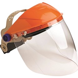 Striker Browguard + Extra High Impact Economy Visor Combo - Clear