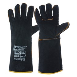 Pyromate Black Jack Welding Glove - Black/Gold