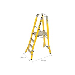Branach Workmaster Platform Ladder 1.2m - 450mm
