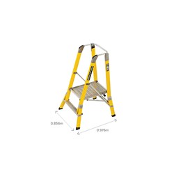 Branach Workmaster Platform Ladder 0.6m - 550mm