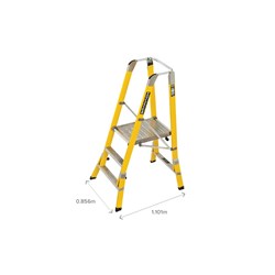 Branach Workmaster Platform Ladder 0.9m - 550mm