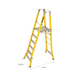Branach Workmaster Platform Ladder 1.8m - 550mm