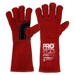 Pyromate Kevlar Welding Glove - Red 