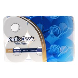 Pacific Classic Toilet Tissue 2ply 400 Sheets