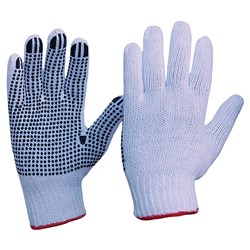 Glove Cotton with Black Dots