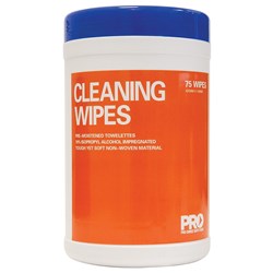 Pro-Wipes Alcohol Wipes 75pk Tub