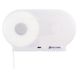 2 Roll Double Jumbo Dispenser - White