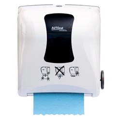 Auto Cut Towel Dispenser - White