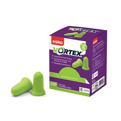 Vortex Bell Shaped Uncorded Earplugs CL5 - Green box/200