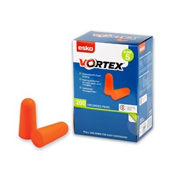 Vortex Bullet Shaped Uncorded Earplugs CL5- Orange box/200