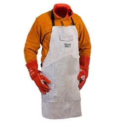 Fusion Long Leather Kevlar Stitched Apron - L