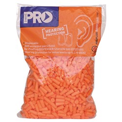 Probullet Uncorded Earplugs CL5 - Orange refill/500