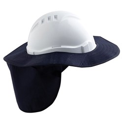 Pro Choice Hardhat Brim with Neckflap - Blue