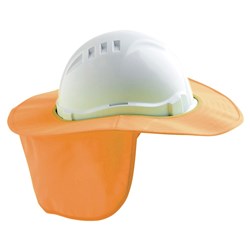 Pro Choice Hardhat Brim with Neckflap - Fluro Orange