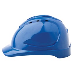 Pro Choice Push Lock Vented Hard Hat - Blue