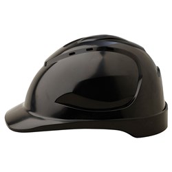 Pro Choice Push Lock Vented Hard Hat - Black