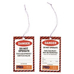 Safety Tag Do not operate pkt/100