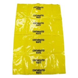 Contaminated Waste Bag 800mm x 1200mm, 150mu