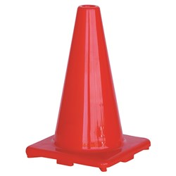 PVC Plain Cone Orange - 450mm