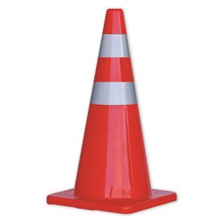 PVC Reflective Cone Orange - 900mm