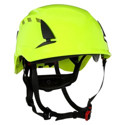 3M SecureFit Safety Helmet - X5014VE-CE Hi-Vis Green Vented