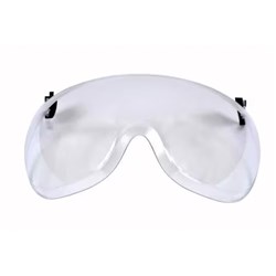 3M SecureFit X5-SV01-CE Short Visor - Clear