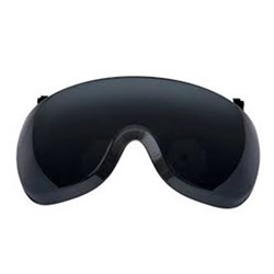 3M SecureFit X5-SV02-CE Short Visor - Smoke