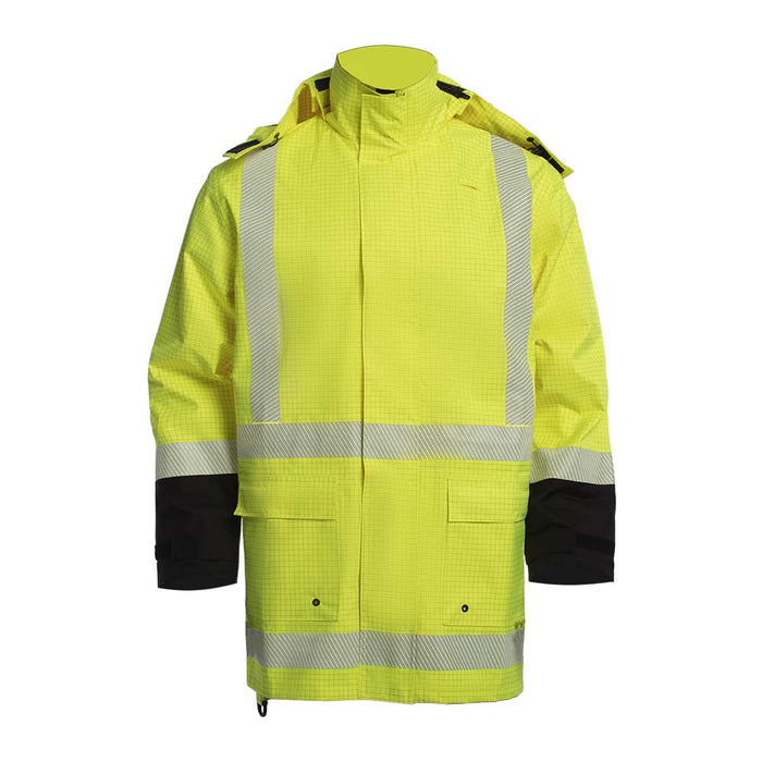 MOJ - Fire Retardant Rain Shell Jacket - Yellow