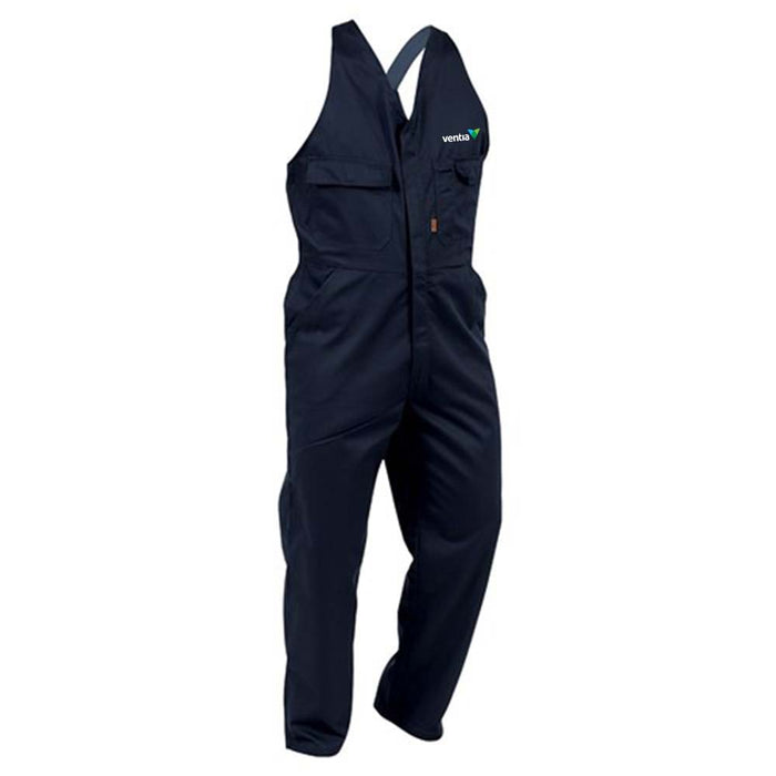 Ventia Easy Action Domed Bib Overall - Navy