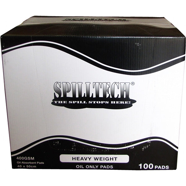 SpillTech® Oil Only Absorbent Pads – 400GSM