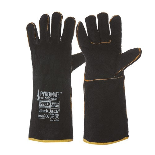 Black/Gold Welding Glove