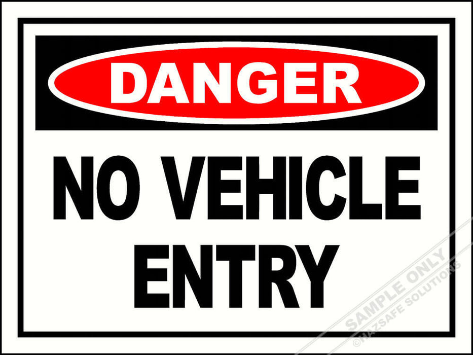 No Vehicle Entry