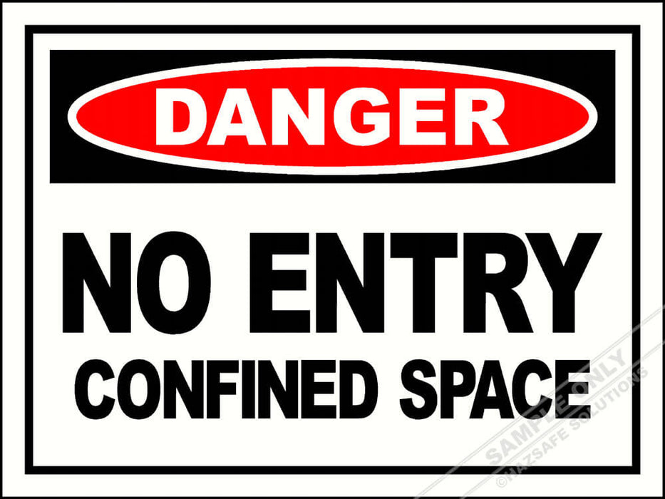 No Entry Confined Space