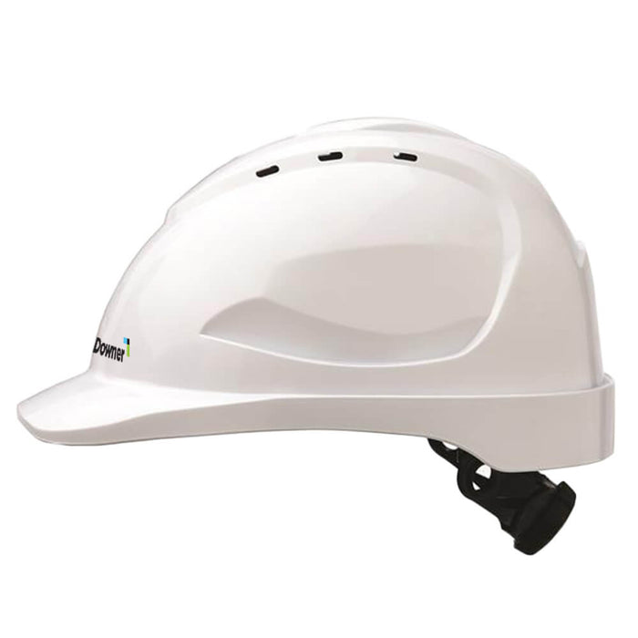Downer Vented Hard Hat White