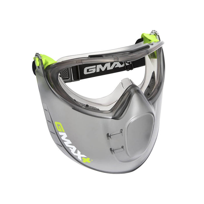 Gmax+ impact eye protection vented goggle/faceshield