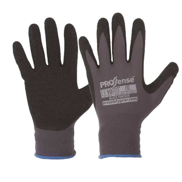 Black Panther Latex Grip Glove
