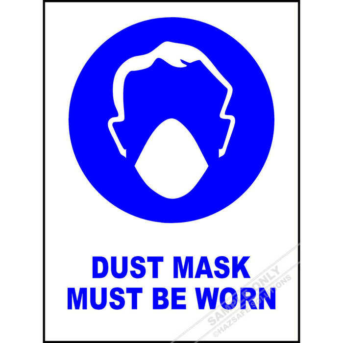 Dust Mask Must Be Worn