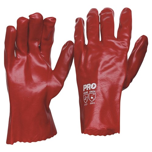 PVC Red Glove
