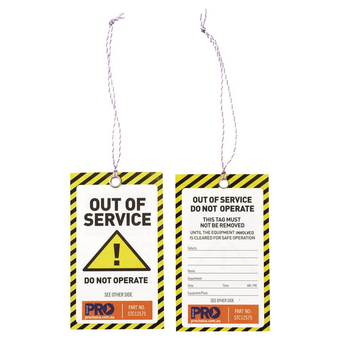 Safety Tag - Out Of Service